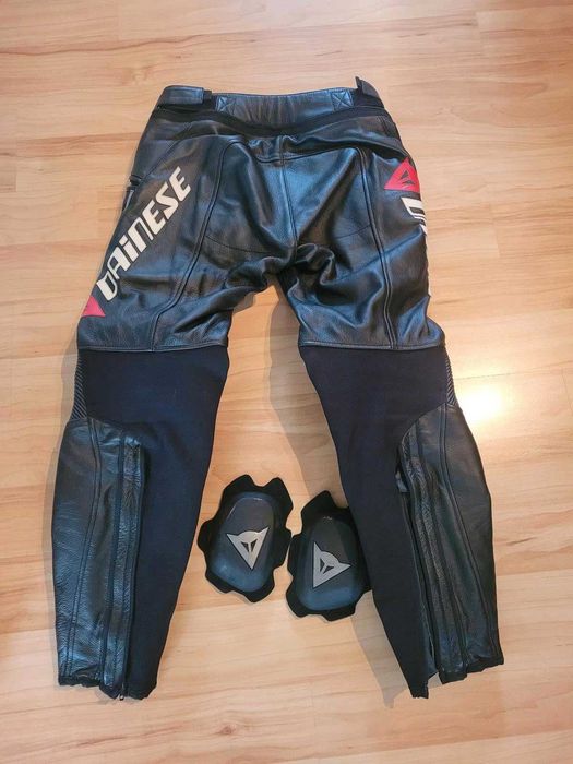 Pantaloni moto piele Dainese Delta Pro Evo C2, marime 48