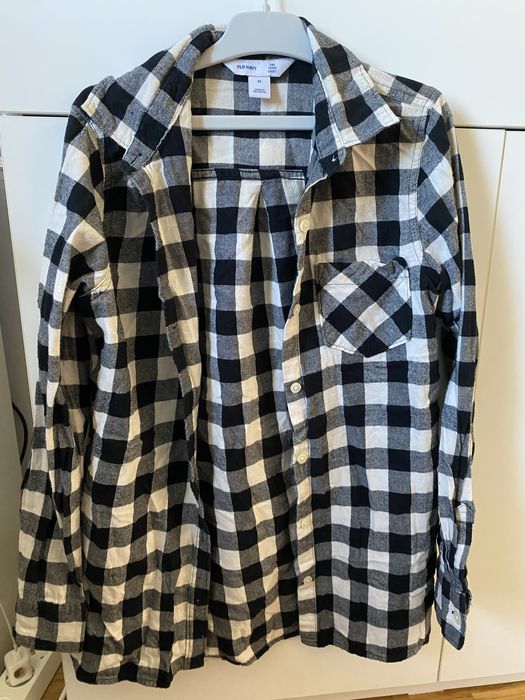 Camasa in carouri alb-negru