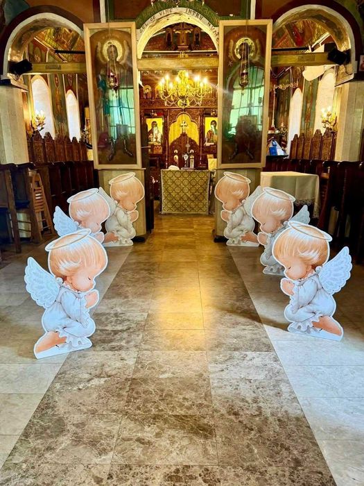 Decoratiune Biserică cristelniță botez