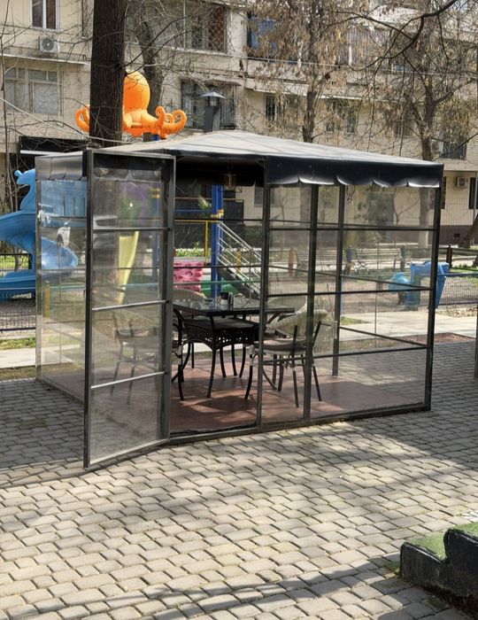 Капсула беседка поли билан