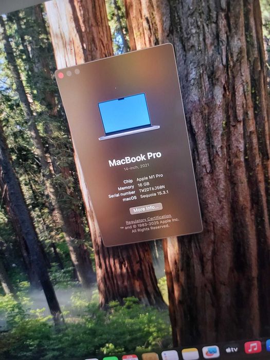 Placa de Baza MacBook PRO 14" 2021 A2442 M1 PRO M1