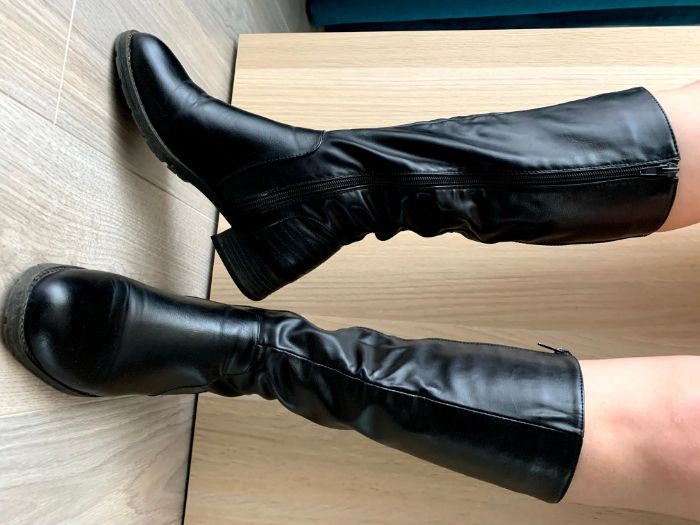 Cizme dama piele ecologica Negru Marime 37 Koton