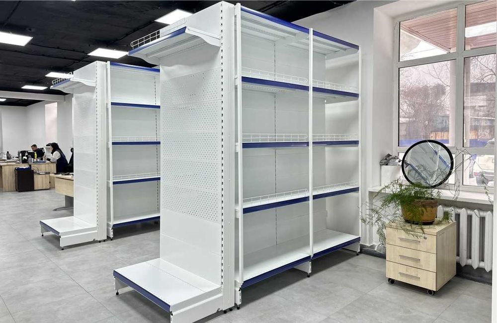 Стеллаж металлический сборный, полка стеллаж, полка металлическая aets