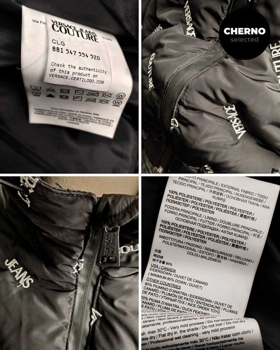 Пухено яке VERSACE JEANS COUTURE Logo-Print Puffer – Резервирано