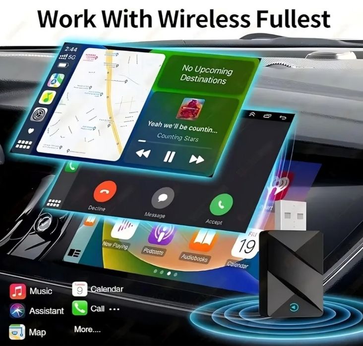 adaptor usb wireless carplay/android auto