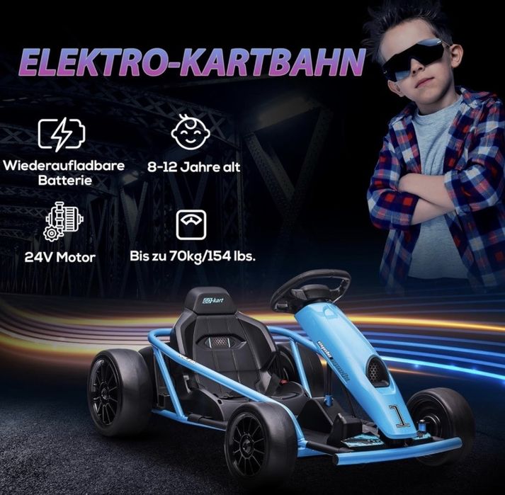 Детска електрическа количка 24V за деца до 70 кг