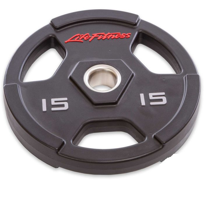 ПРОМО! Сет Уретанови Тежести Life Fitness 2.5 кг - 25 кг Дискове 155кг