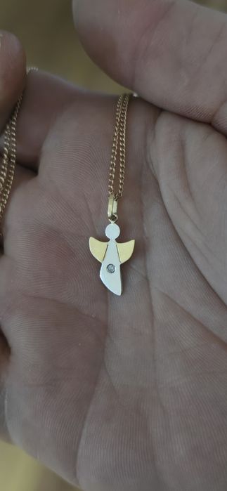 Îngeraș aur diamant