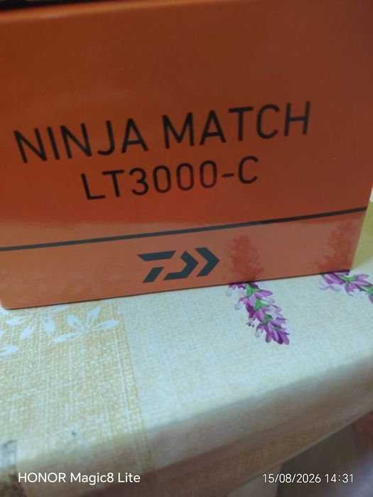 Vând mulineta Daiwa Ninja feeder match 3000-C
