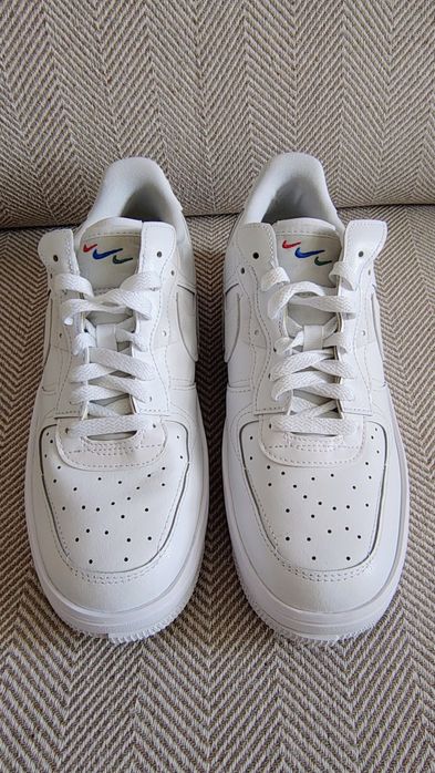 Nike Air Force 1, triple white.