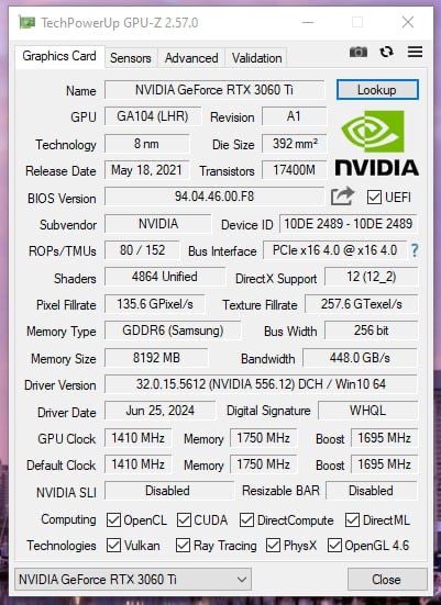 Palit RTX 3060 Ti OC