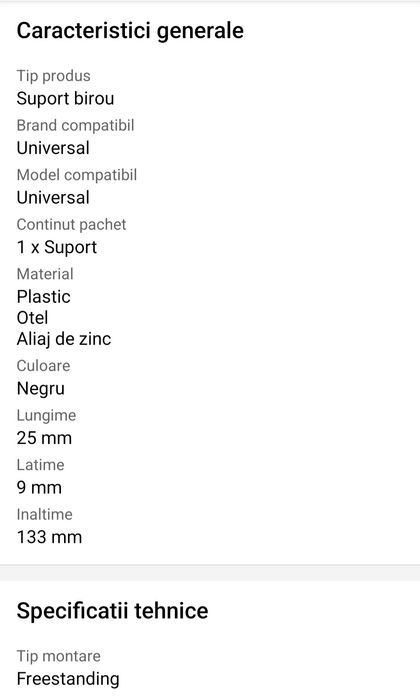 Suport stand birou telefon tableta