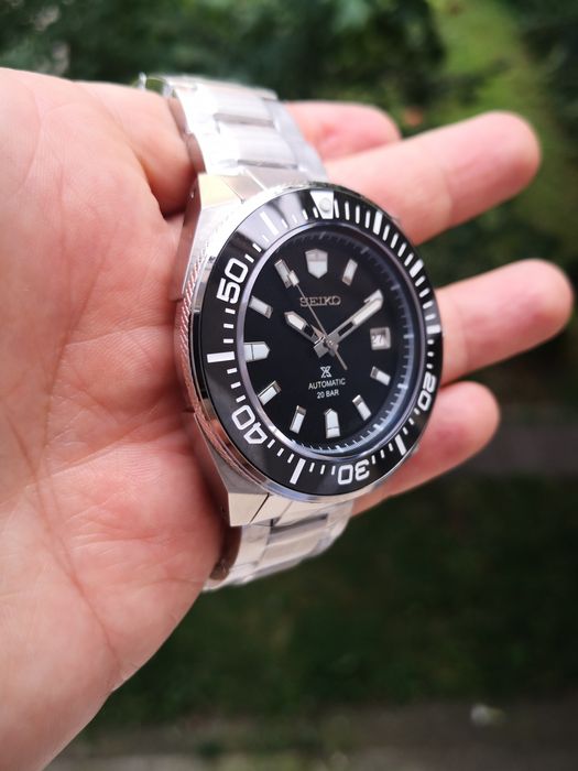 Ceas automatic Seiko Mod Luxe Prospex Diver's 200m bratara metalica