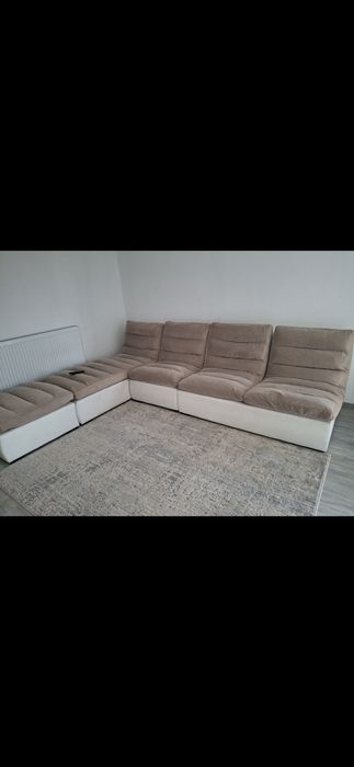 Coltar Staer cu 2 rânduri de huse. BEJ si MOV