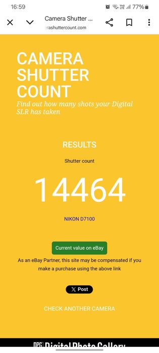 Fotoapparat Nikon 7100