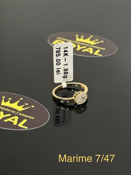 Bijuteria ROYAL : Inel AUR 14K NOU / 1.38 GR
