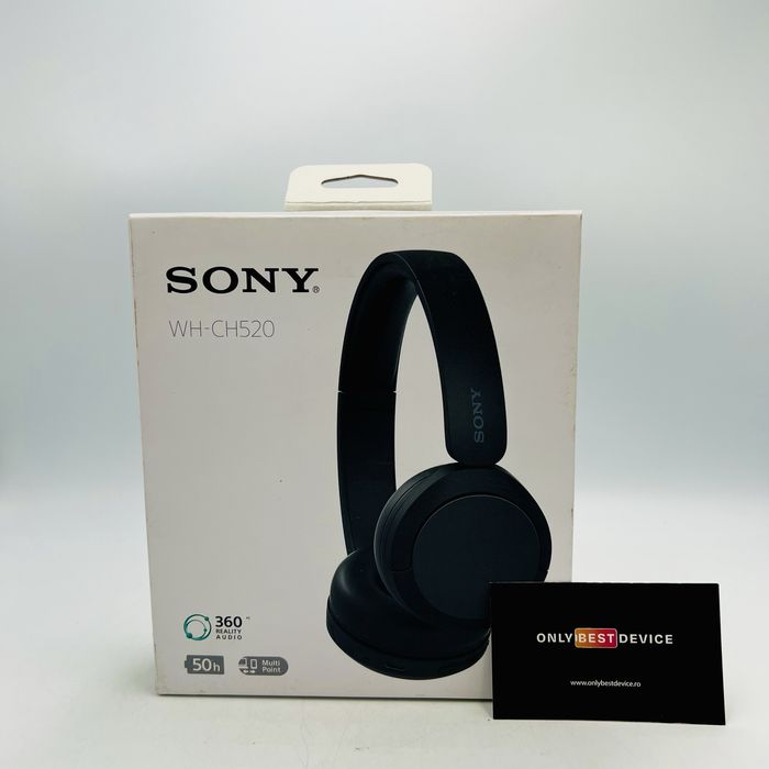 Casti Sony WH-CH520 White  NOU / SIGILAT