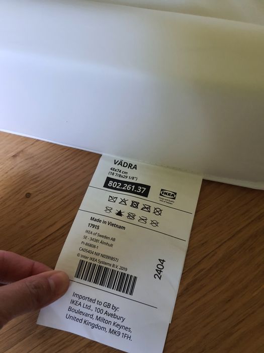 Saltea infasat Vadra Ikea  noua