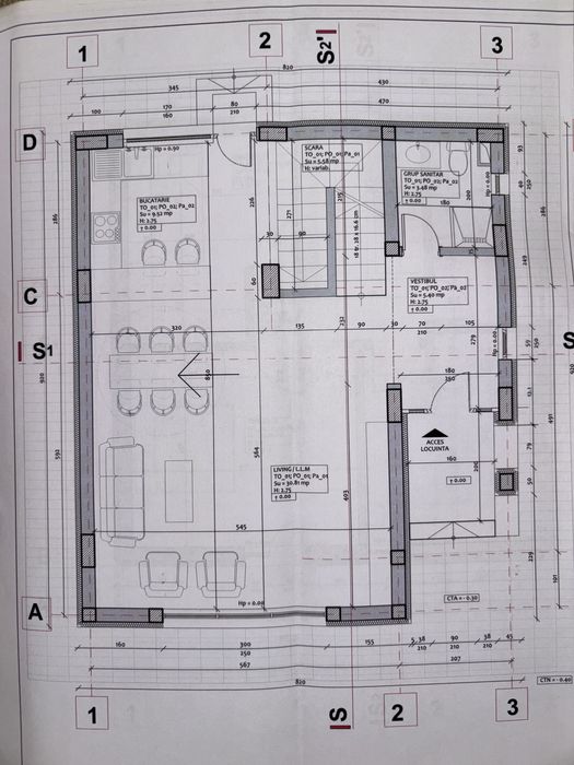 Casă P+1, 113 mp utili, 3 dormitoare – Dragomirești-Vale