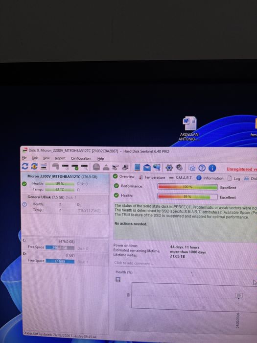 Memorie SSD 512gb M2
