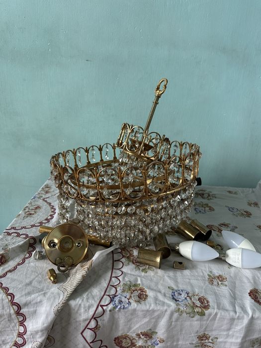 Люстра хрустальная (возможен торг)