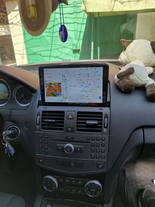 Navigatie Android Mercedes C Class W204 c200 Waze YouTube GPS