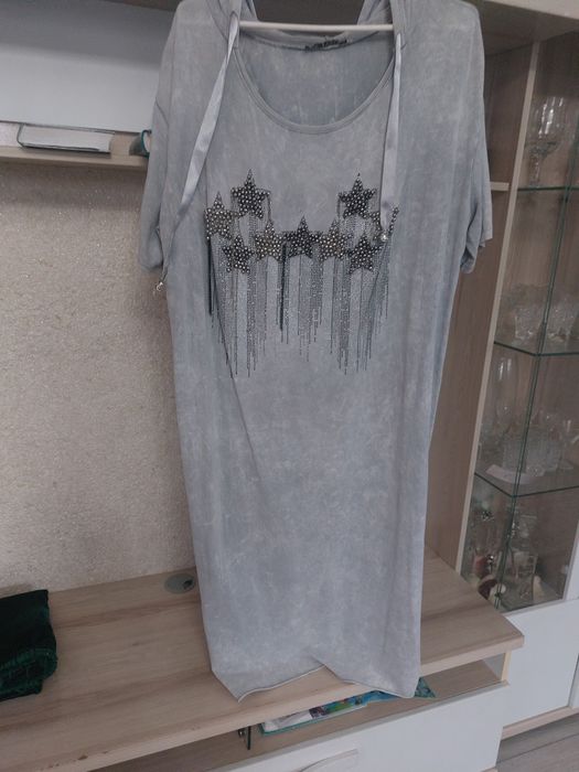 Платье синего цвета