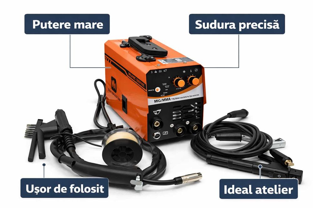Aparat sudura MIG MMA 350A invertor profesional