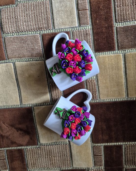 Cani handmade din lut polimeric