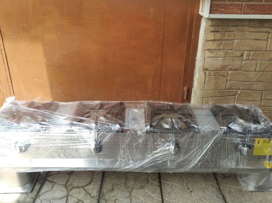 Професионален, газов котлон, с защита и сертификат-СЕ