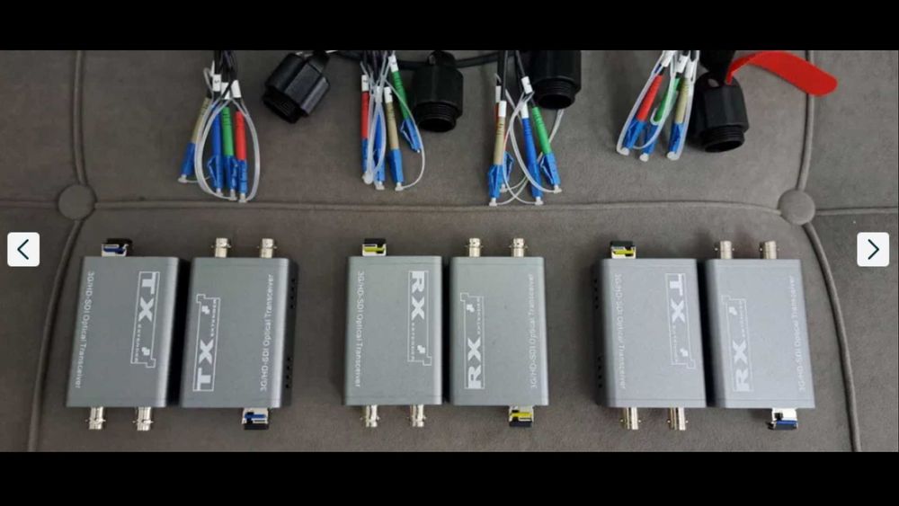 Оптика кабель+видео конвертер