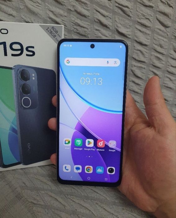 Vivo Y19S 8/128GB Silver Igravoy Original Karobka Holati Yaxshi Zor
