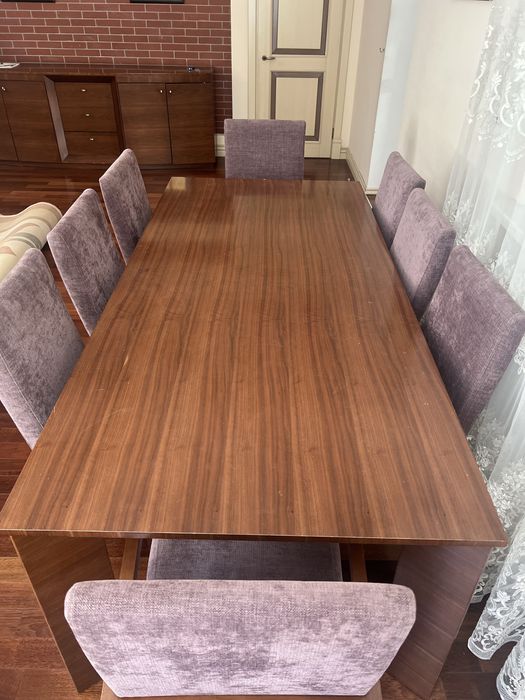 Продам Стол и 8 стульев. Б/у