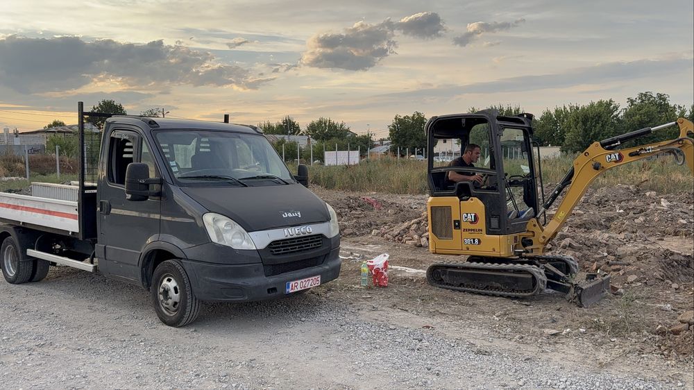 Inchiriere Miniexcavator / BULDO / Bascula 8x4 / 3,5t