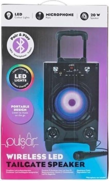 Bluetooth тонколона с лед подсветка от Pulsar