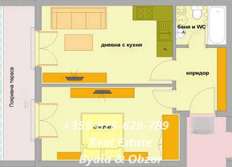 Продава се Двустаен апартамент в Бяла - 62 кв.м за 1128 €/кв.м - Снимка #12
