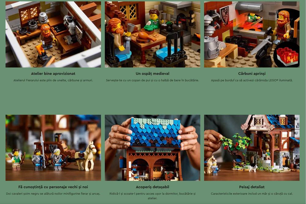 LEGO Ideas 21325 Medieval Blacksmith (original, sig.)