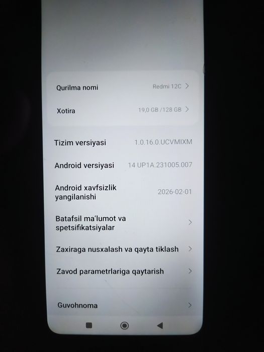 Redmi 12C 128 gb