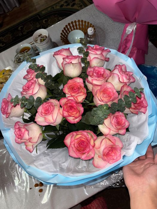 Свежый роза 15 штк, 25 штк
