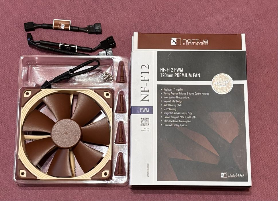 Ventilator PC Noctua NF-F12, PWM