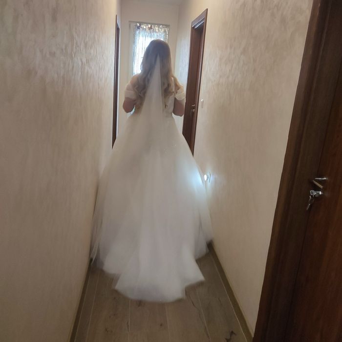 Булчинска рокля с воал