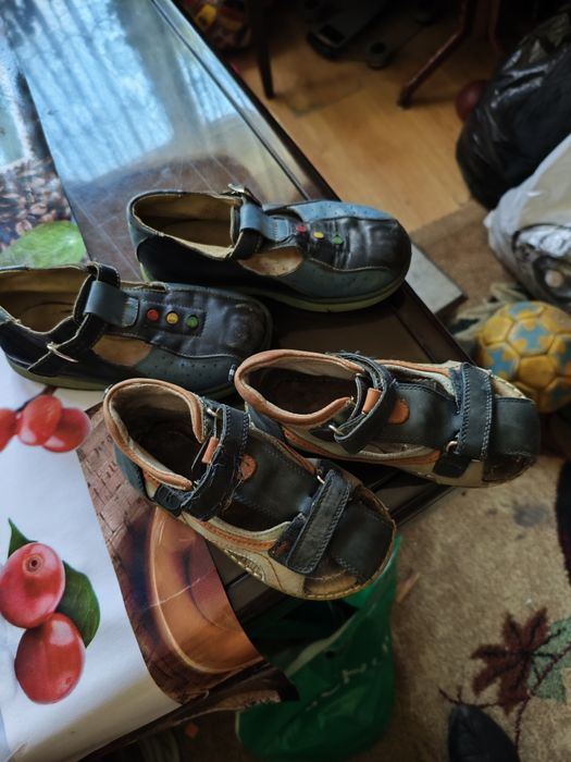 Босоножки кожаные детские