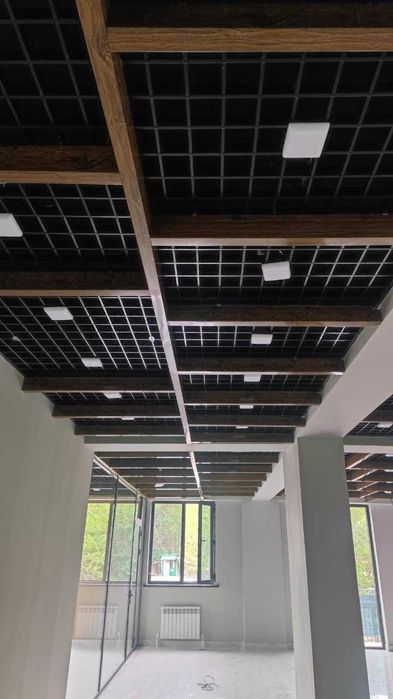 Грильято потолок | Грилято | сеточный потолок | клеточный | Grilyato |