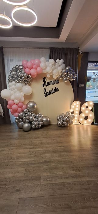 Panou majorat 18 ani. Balon 18 ani. Majorat