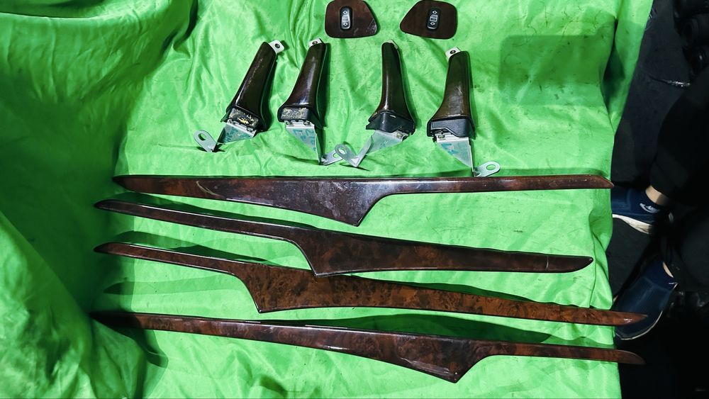 W210 деревянные вставки до рестайлинг авторазбор мерседес бу оригинал