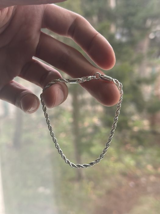 Унисекс Сребриста Гривна Модел - Cartier