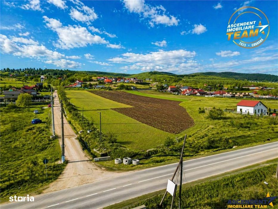 Proprietate remarcabila: 32.000mp teren, acces direct DJ112,Ilieni,Cov