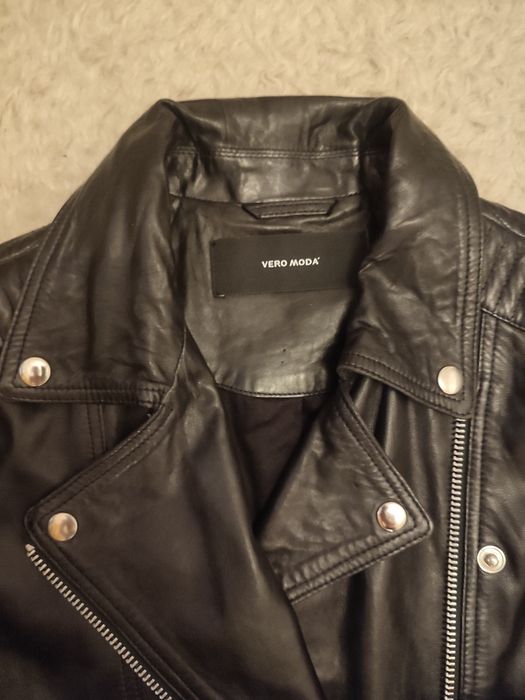 Geaca biker de damă din piele Vero Moda