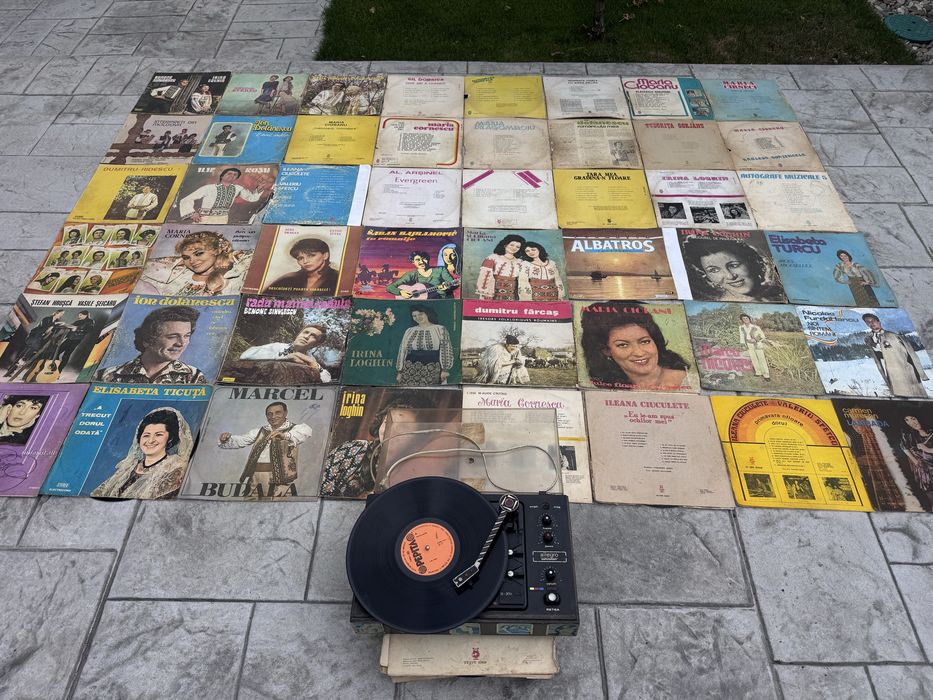 Colecție impresionantă de viniluri + Pickup RETTA Allegro