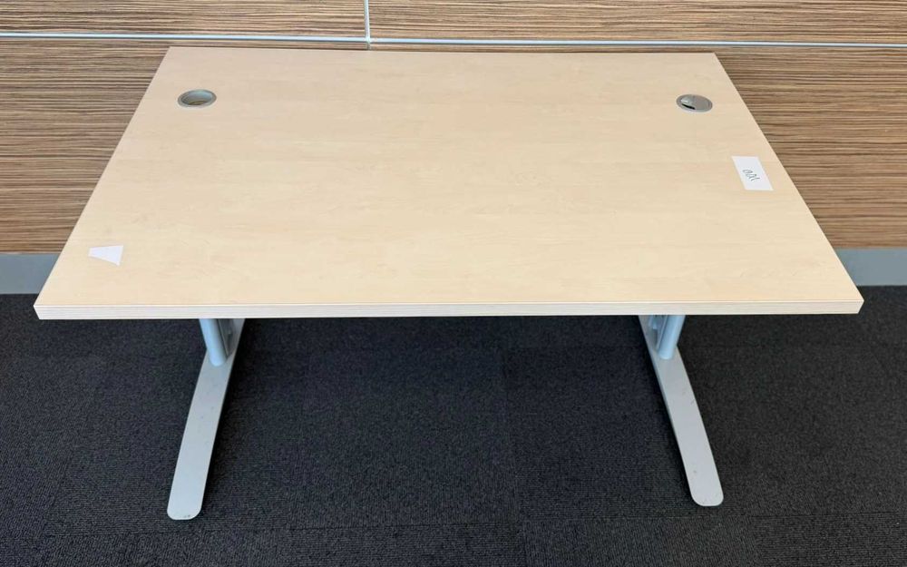 10 buc Birou Solid cu picioare metalice; Masa de lucru cu blat 120x80